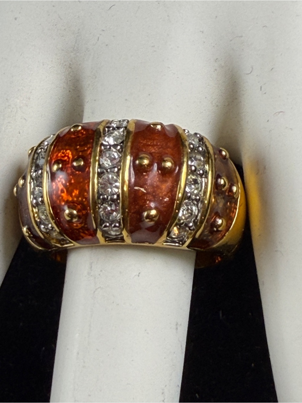 Joan Rivers Gold-Tone Signature Ring, Sz 8